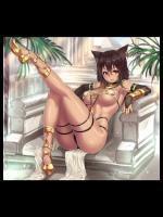 【褐色肌】【猫娘】【巨乳】エロ画像集